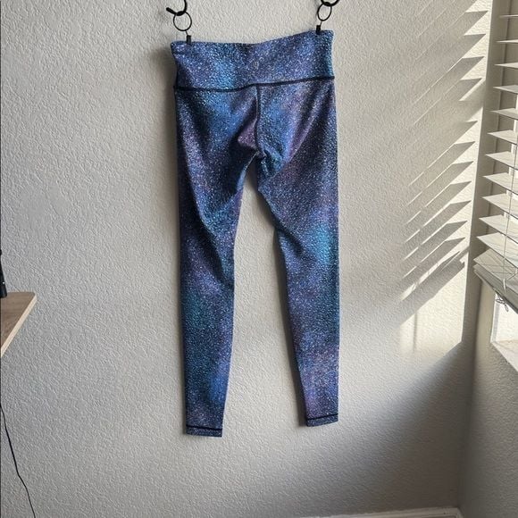 lululemon blue print leggings like new! 4