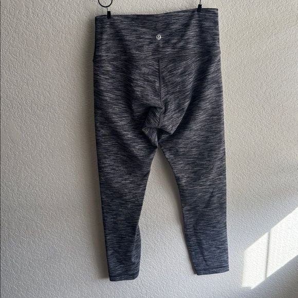 lululemon marled gray leggings 2