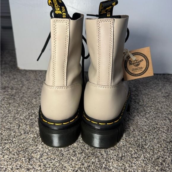 Dr. Martens Women's Audrick 8-Eye Nappa Lux Platform Ankle Boots 7