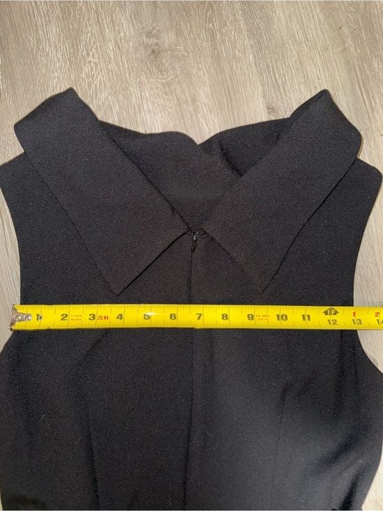 Adrienne Vittadini Black Sleeveless Midi Sheath Dress 7