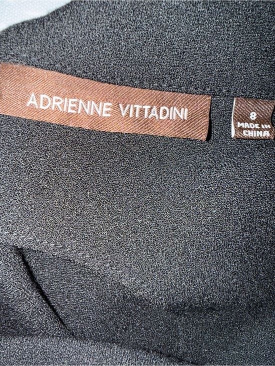 Adrienne Vittadini Black Sleeveless Midi Sheath Dress 8
