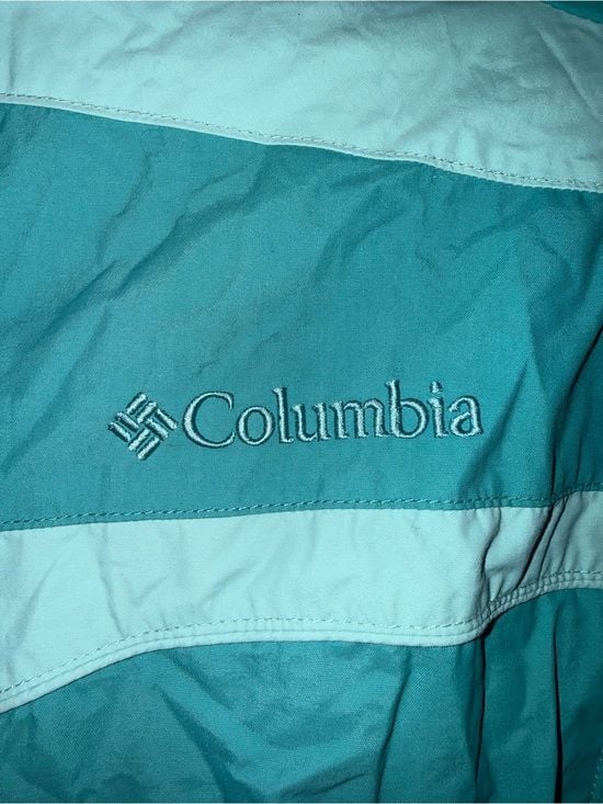 Columbia Women's Teal and Light Teal Ski Jacket 3 in 1 4