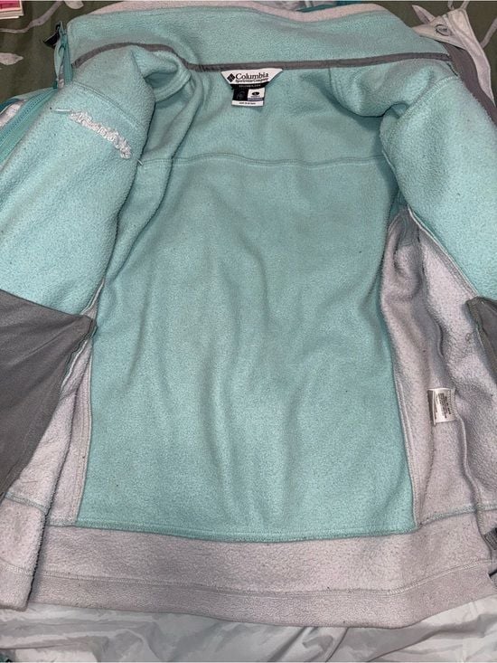 Columbia Women's Teal and Light Teal Ski Jacket 3 in 1 7