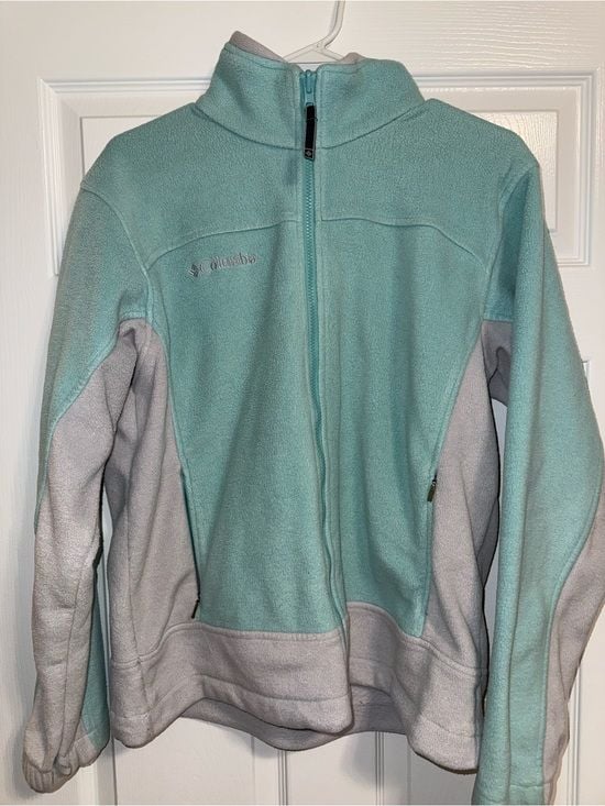 Columbia Women's Teal and Light Teal Ski Jacket 3 in 1 12