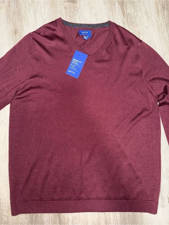 Men's Apt. 9® Seriously Soft Merino V-Neck Sweater 2