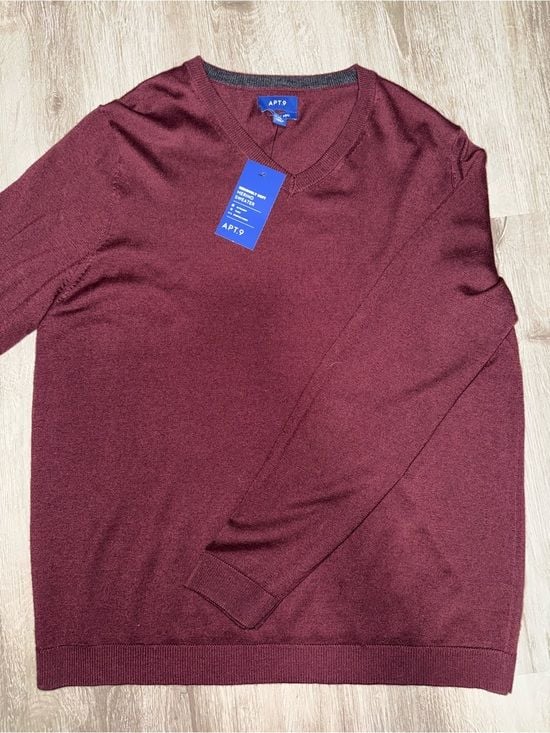 Men's Apt. 9® Seriously Soft Merino V-Neck Sweater 3