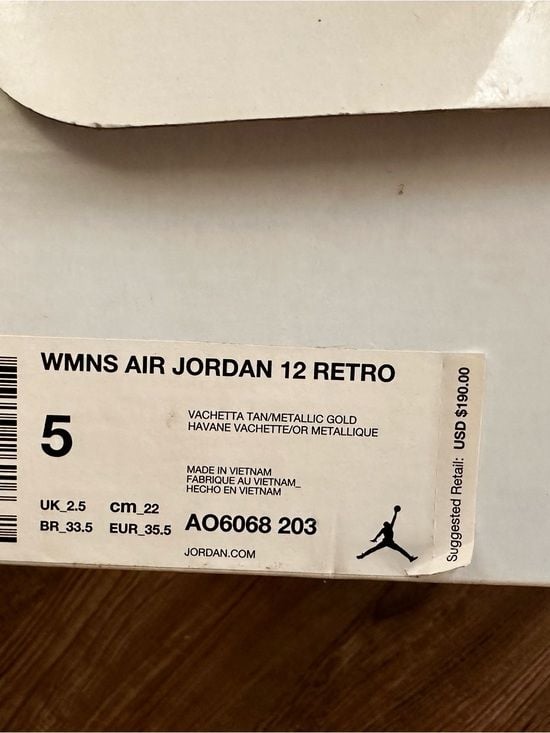 Retro Jumpman Jordan 12’s Suede Blush with Gold Accents 16