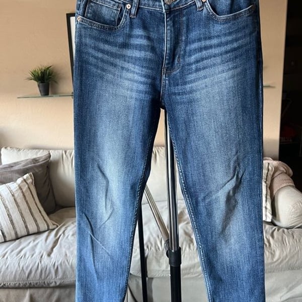 Dish Blue Cropped Cuffed Women's Jeans