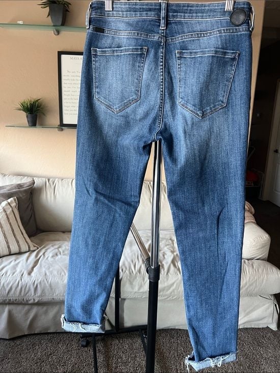 Dish Blue Cropped Cuffed Women's Jeans 7