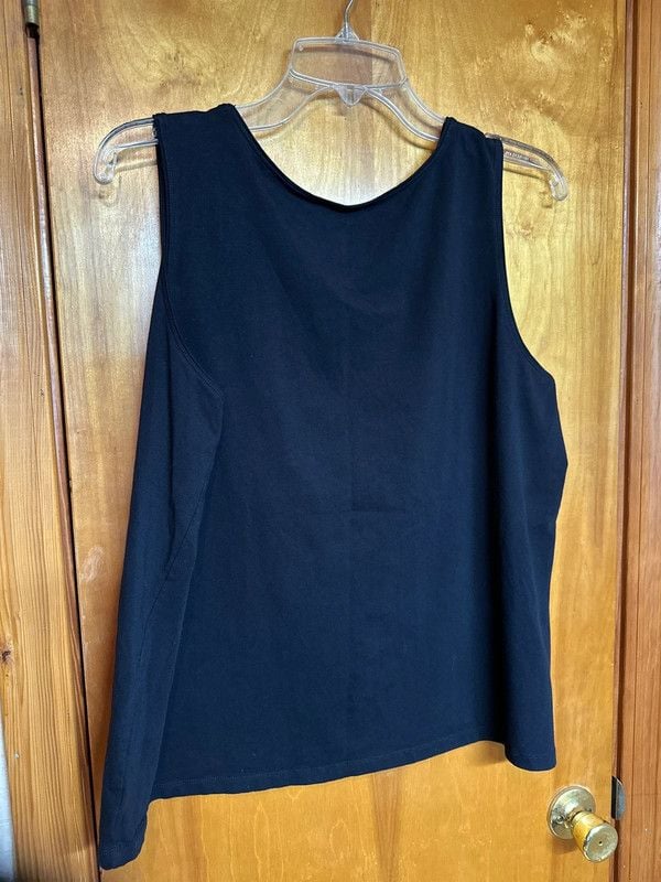 Kim Rogers Curvy Collection Women’s 1X Black Sleeveless Tank Top 3