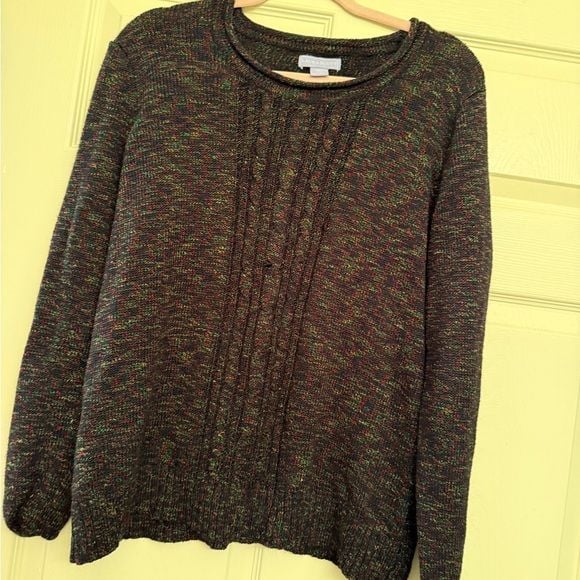 Laura Scott Multicolor Crew Neck Sweater 7