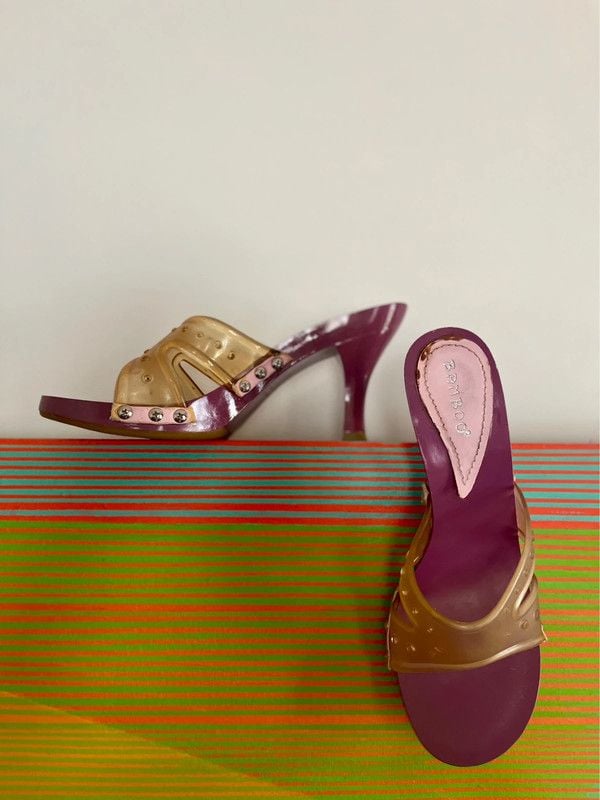 y2k Bamboo Platform Heels 2