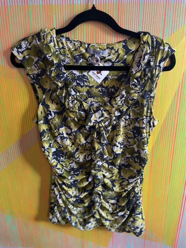 y2k Ruffle Top 1
