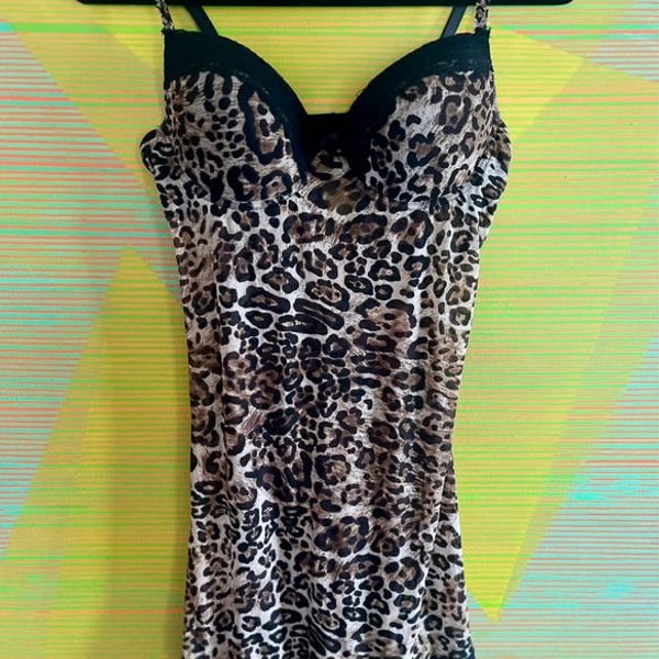 y2k Cheetah Cami (S/34B)