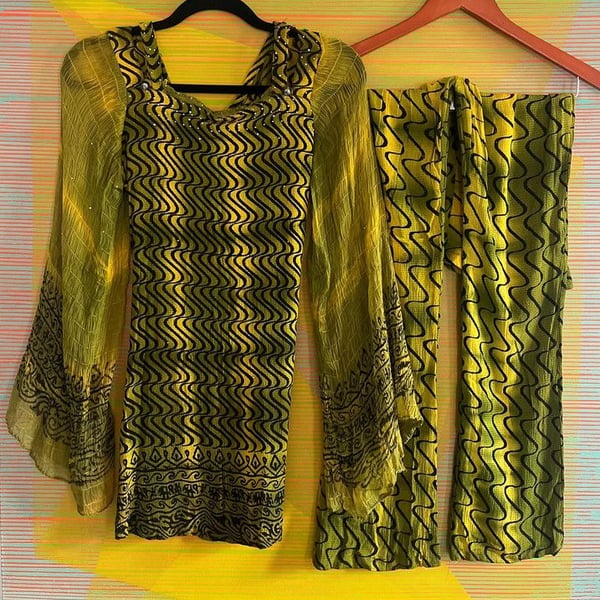Vtg Boho 2pc Set