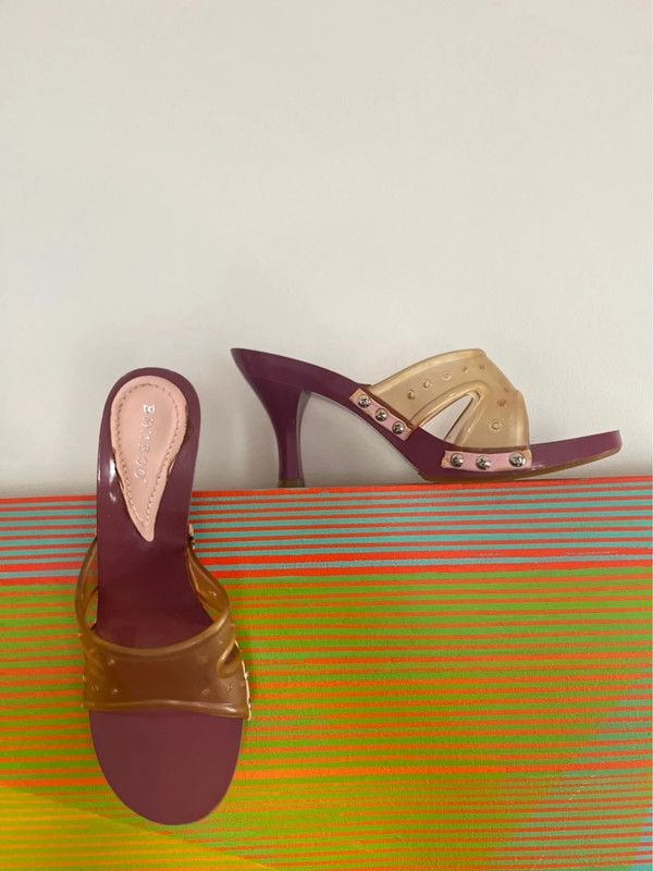 y2k Bamboo Platform Heels 4