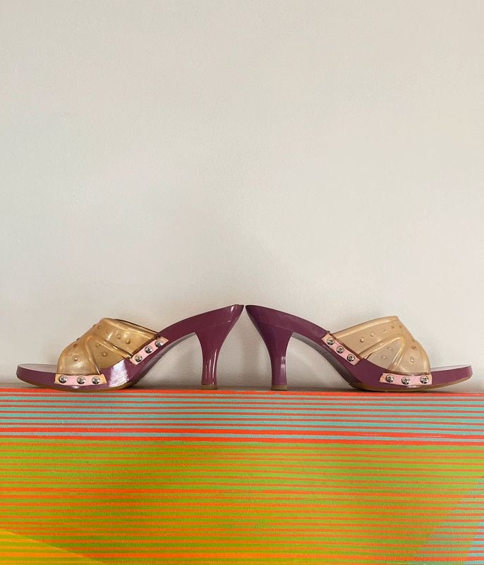 y2k Bamboo Platform Heels 5