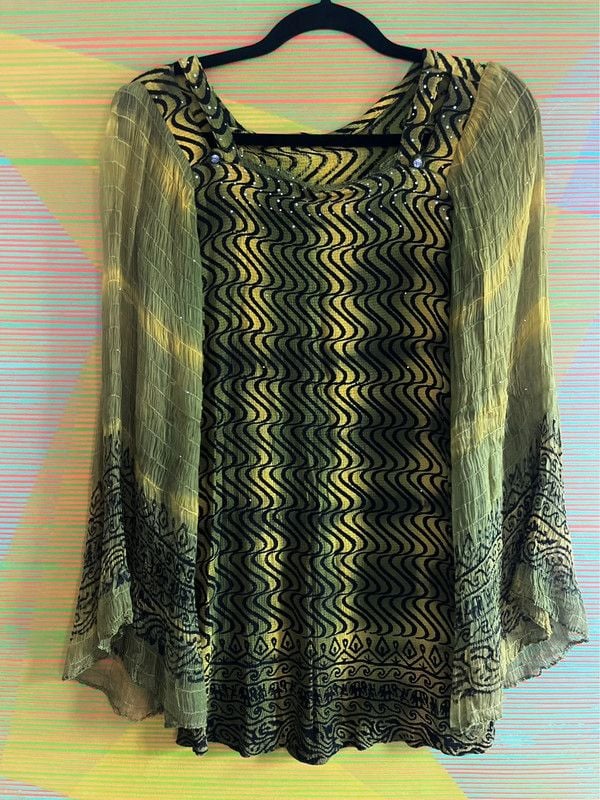Vtg Boho 2pc Set 3