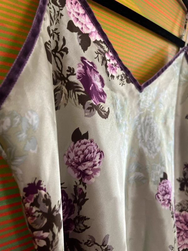 Vtg NWT Cami with Velvet Trim 5