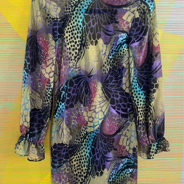y2k Bisou Bisou Ruffle Top