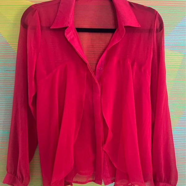 y2k Sheer Layer Top