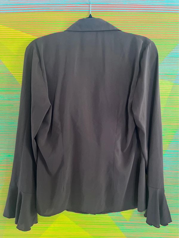 y2k Sheer Ruffle Top 3