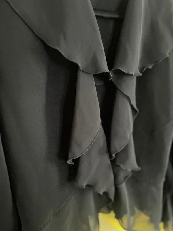 y2k Sheer Ruffle Top 4