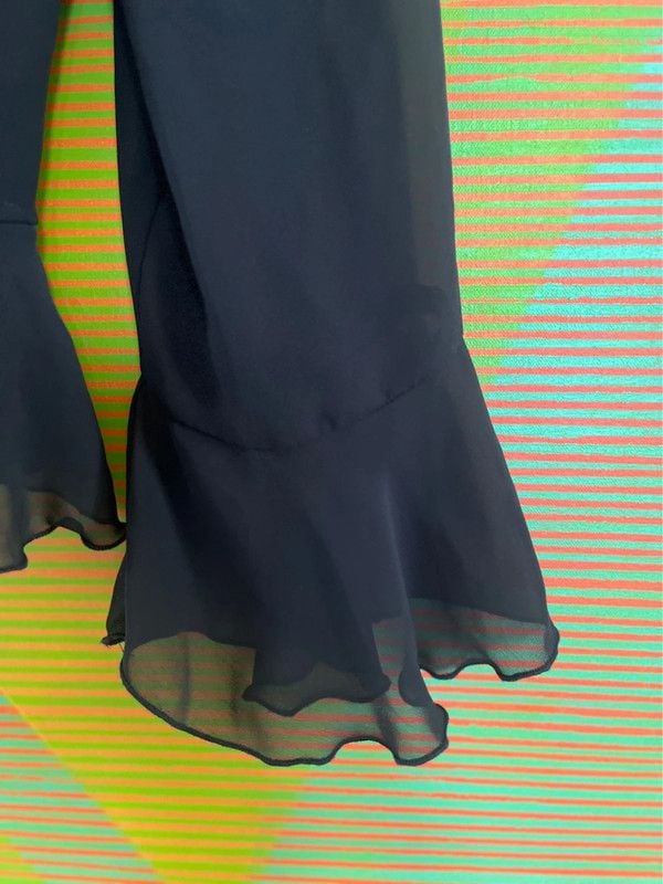 y2k Sheer Ruffle Top 5