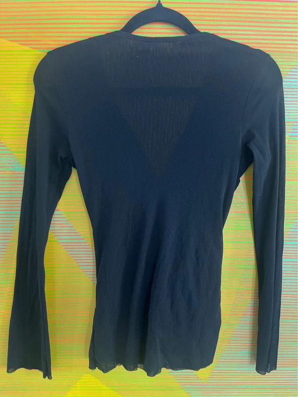 y2k Nylon Ruffle Top 7