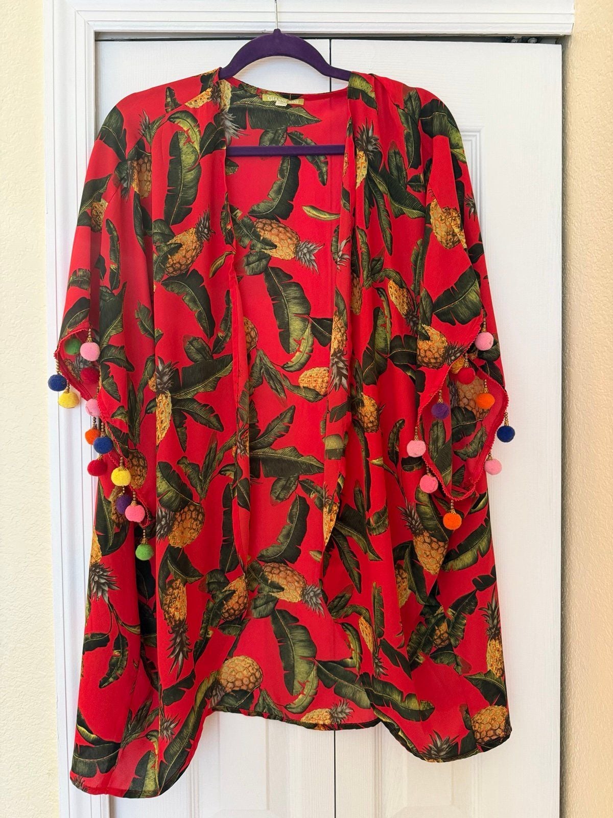 Gianni Bini colorful pineapple coverup 2