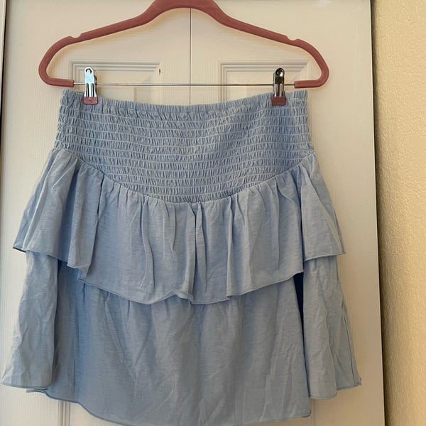Brand new Simply Southern baby blue layered skirt