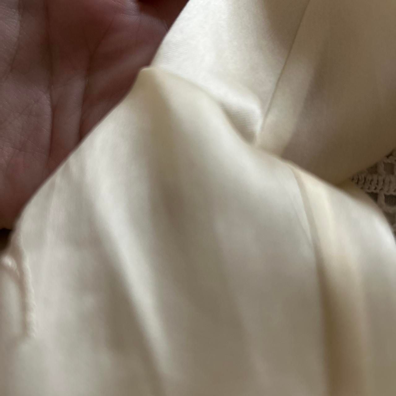 Emanuel Ungaro Cream Silk Embroidered Button-Up Shirt 7