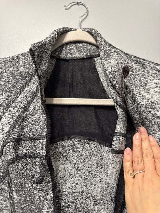 Lululemon Define Jacket Luon Speckled Gray Heathered Black 9