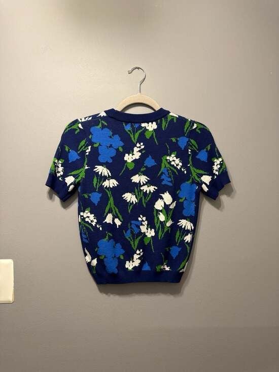 Kate Spade New York x Target Mixed Floral Short Sleeve Sweater 5