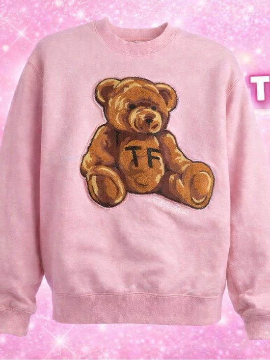 π Teddy Fresh Pink Teddy Bear Crewneck Sweatshirt | Size π§Έ 3