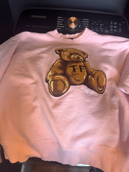 π Teddy Fresh Pink Teddy Bear Crewneck Sweatshirt | Size π§Έ 4