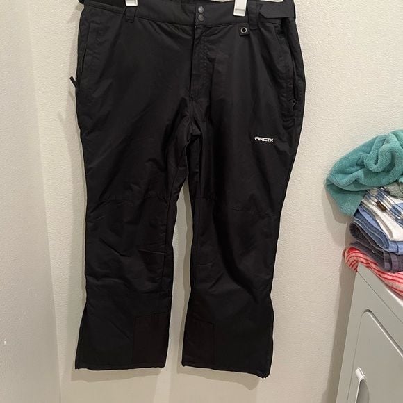 Arctix Men’s Black Insulated Snow Pants – Size XL Short 3