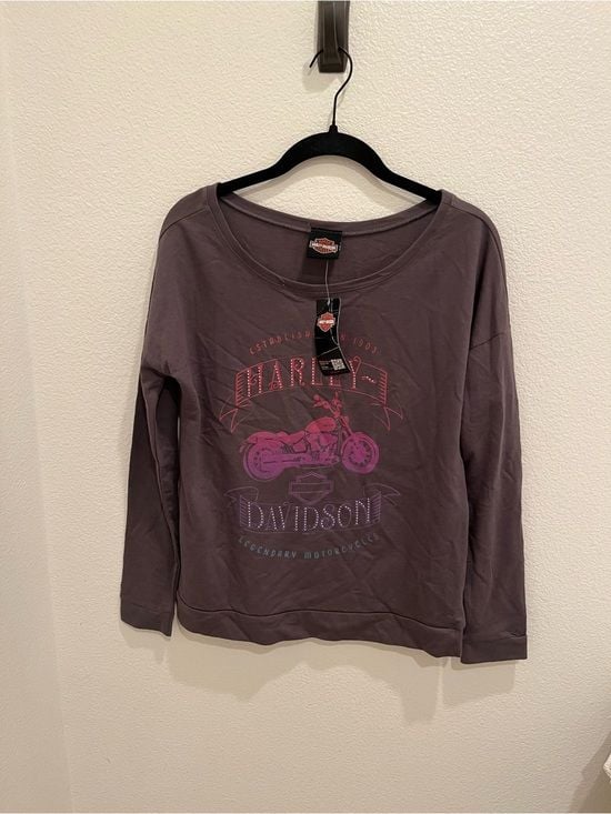 Harley-Davidson Long Sleeve Graphic Top – Size Small – NWT 8