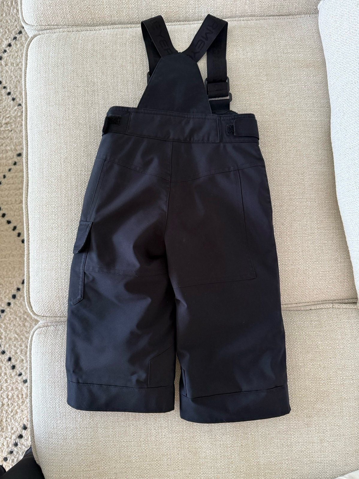 Obermeyer Insulated Black Snow Ski Bibs - Size 2T 3