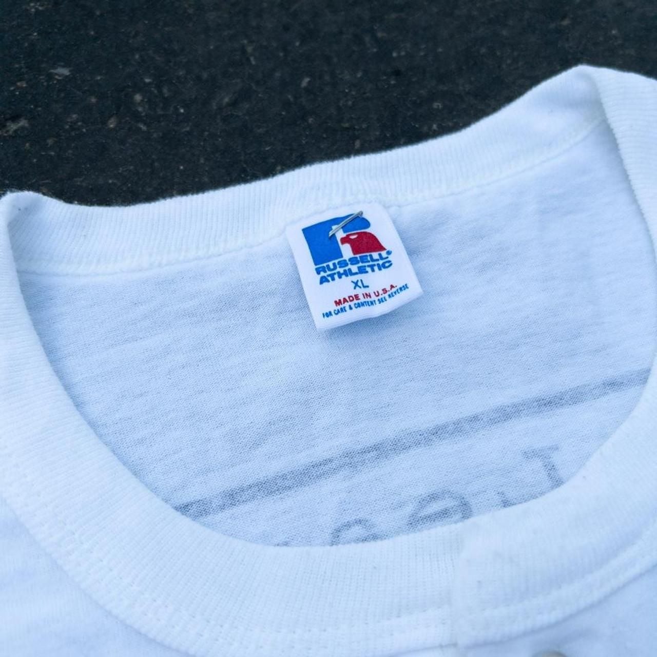 Vintage Russell Athletic Slesco Sluggers Baseball Henley T-Shirt 7