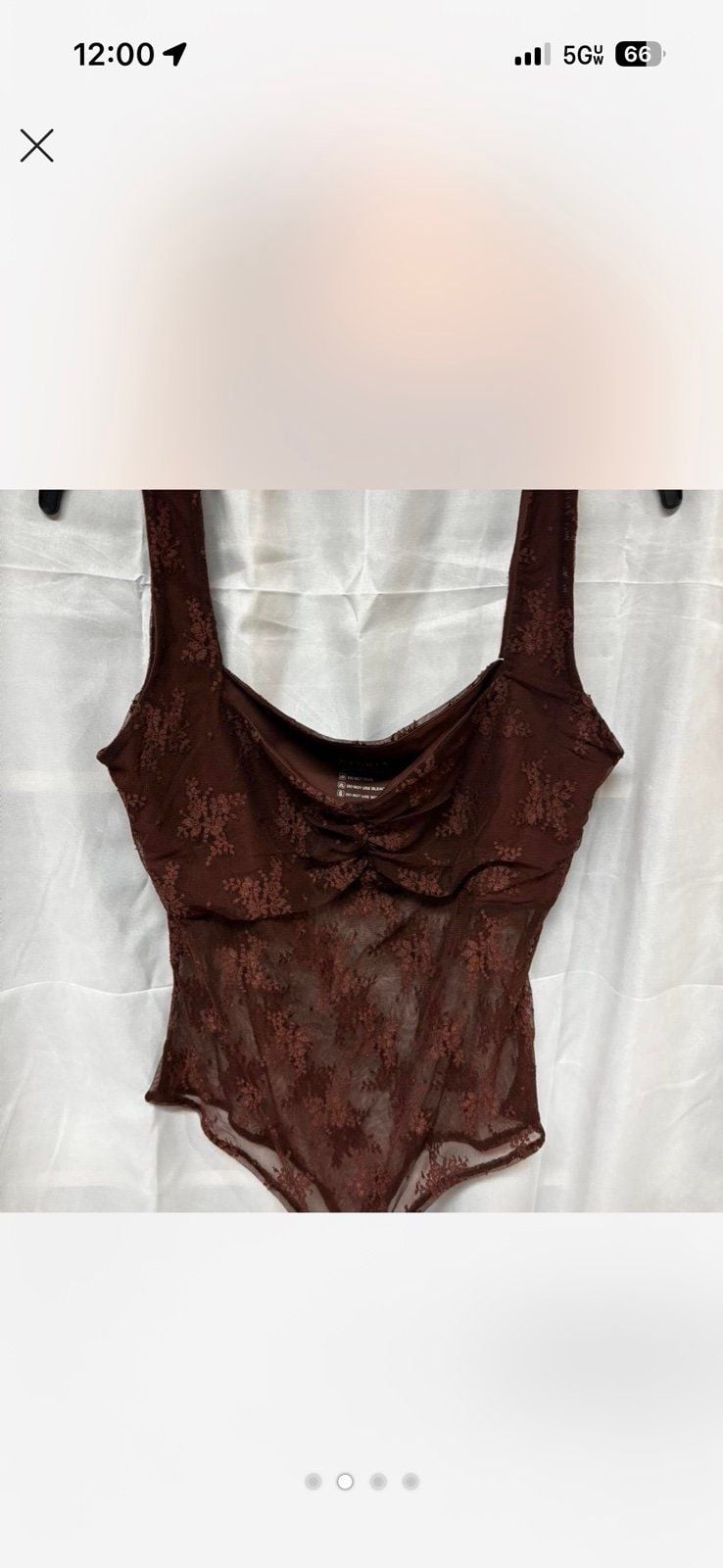 Brown lace bodysuit 2