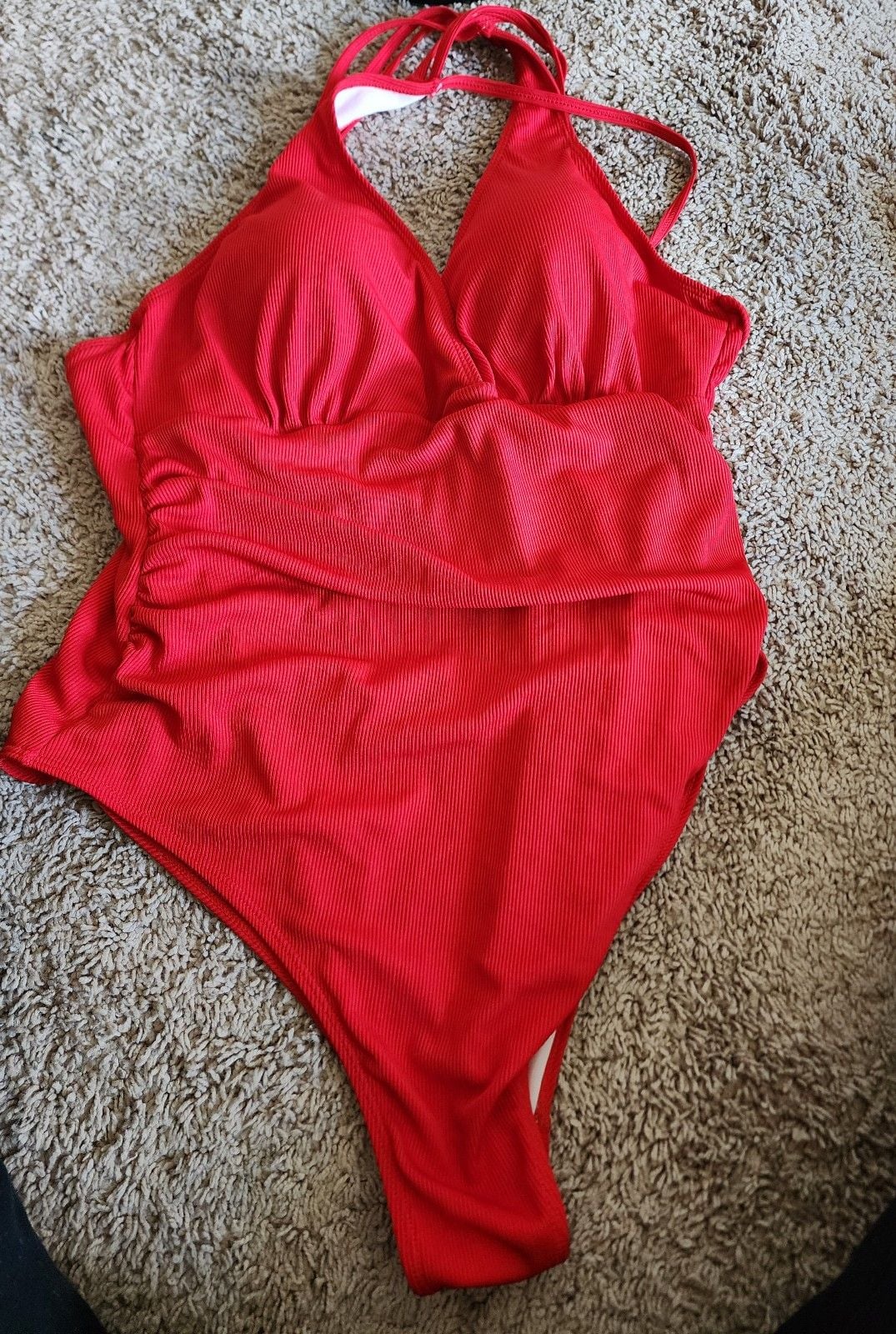 Red Women 2XL Swimwear 2
