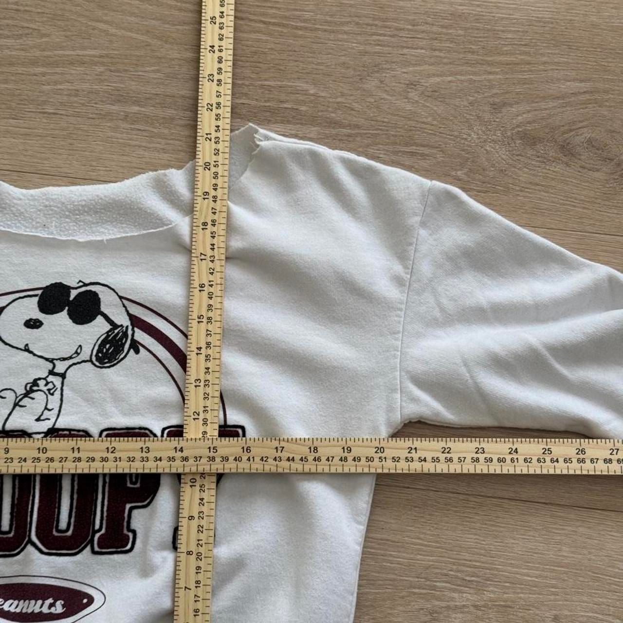 Peanuts Snoopy Athletic Dept. Graphic Chenille Crewneck Sweatshirt 8
