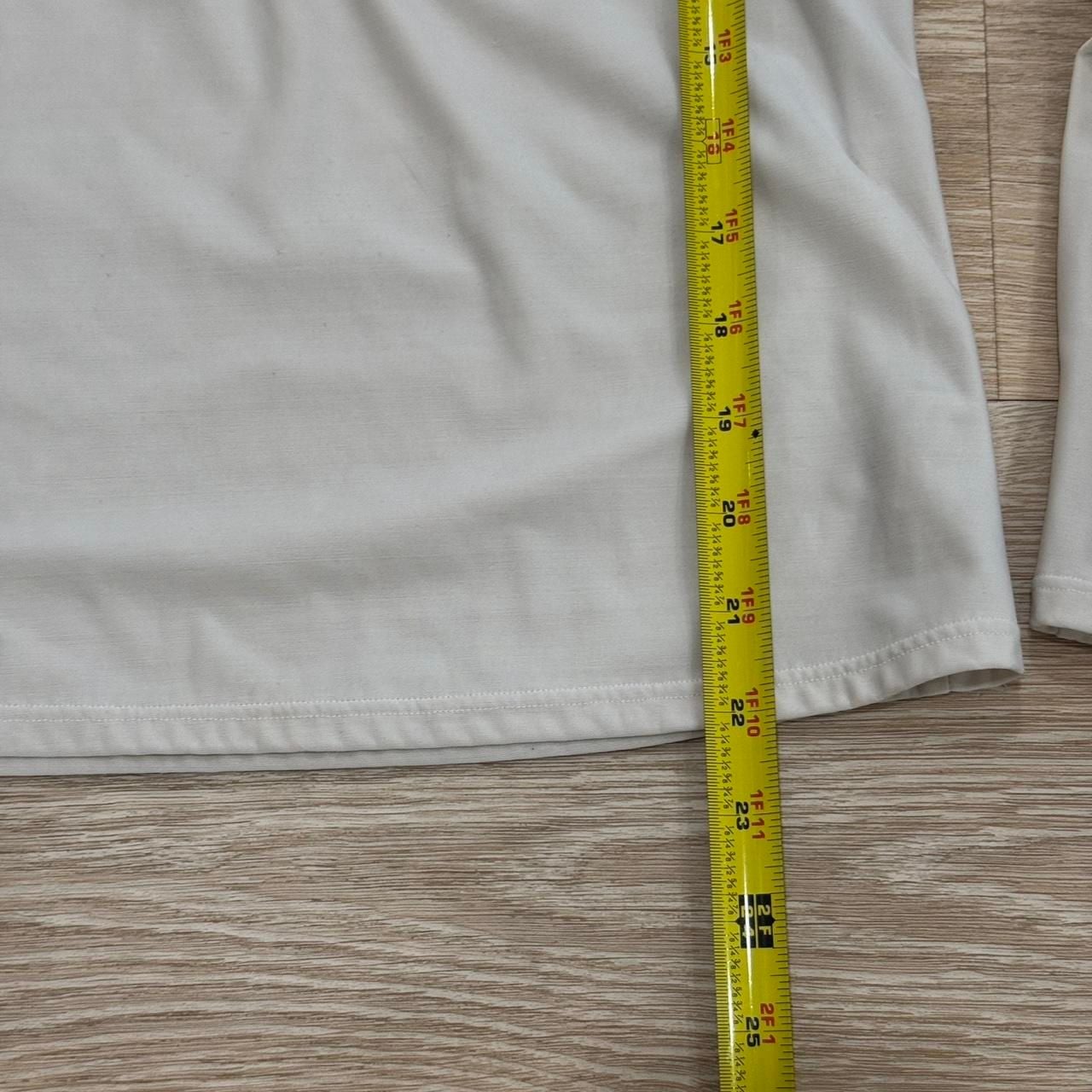 Under Armour HeatGear Long Sleeve Compression Shirt White Medium 5