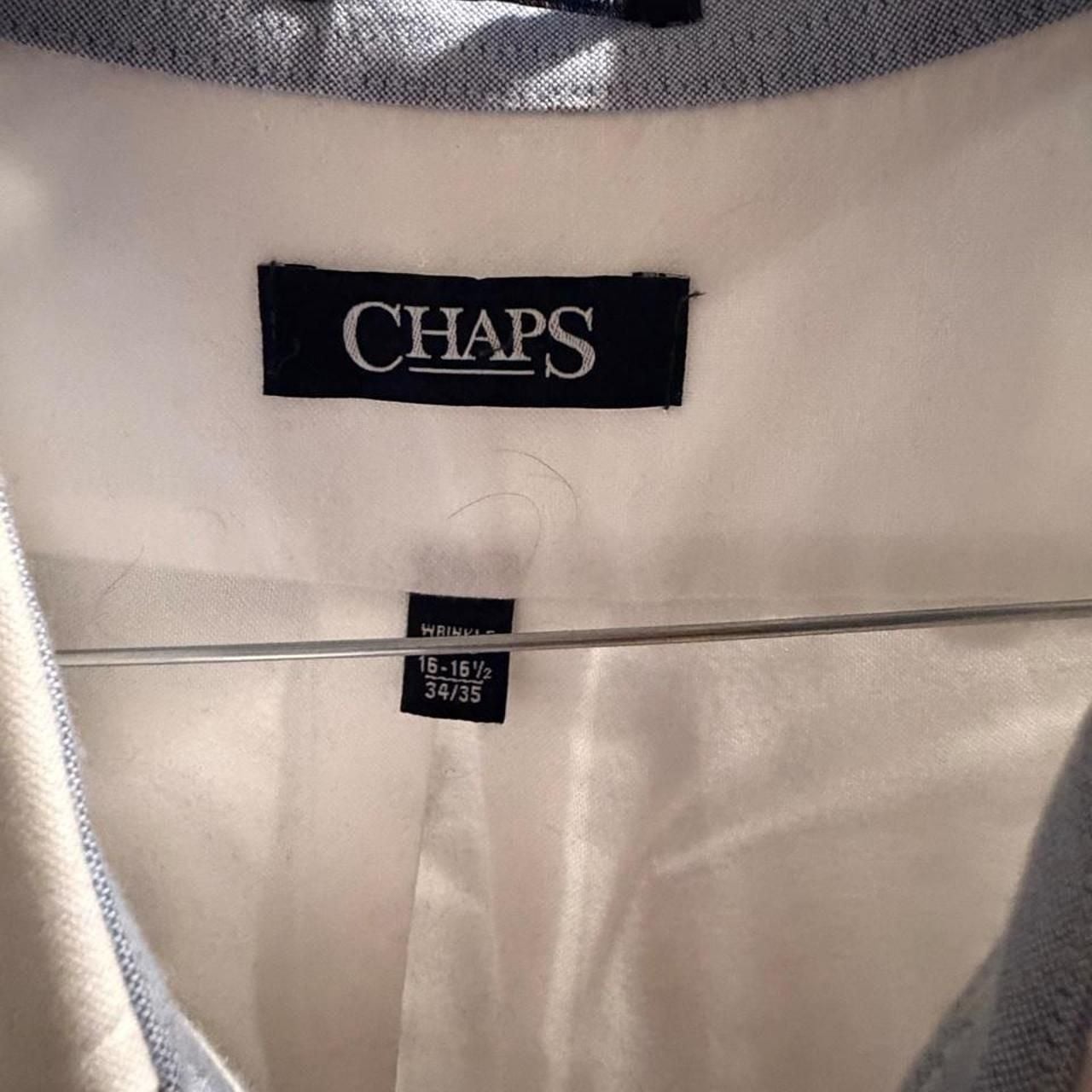 Chaps White Oxford Long Sleeve Button Down Shirt 3