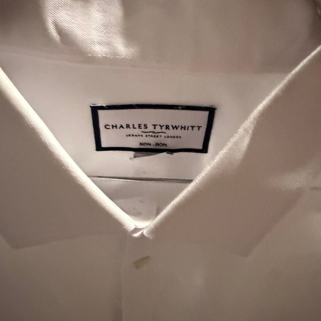 Charles Tyrwhitt Extra Slim Fit Non-Iron White Dress Shirt 4