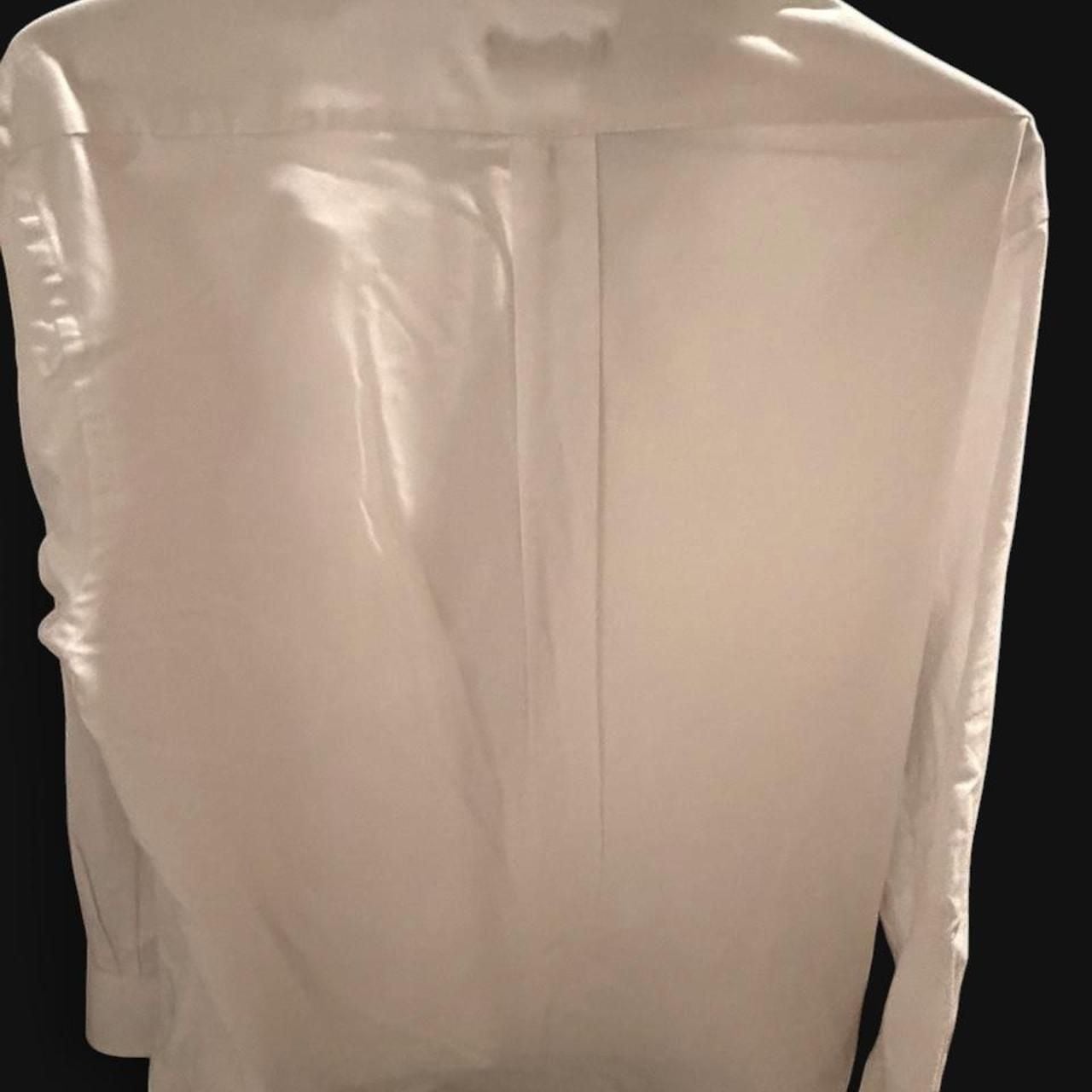 Chaps White Oxford Long Sleeve Button Down Shirt 4