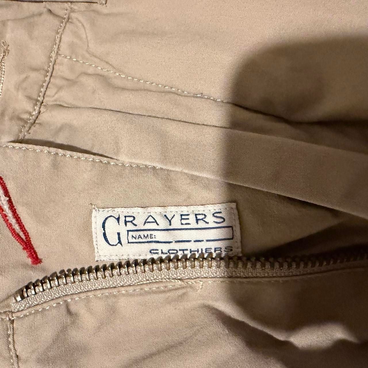 Grayers Straight Fit Lightweight Cotton Khaki Pants 6