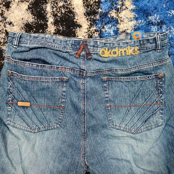 Akademiks Vintage Baggy Y2K Denim Jeans