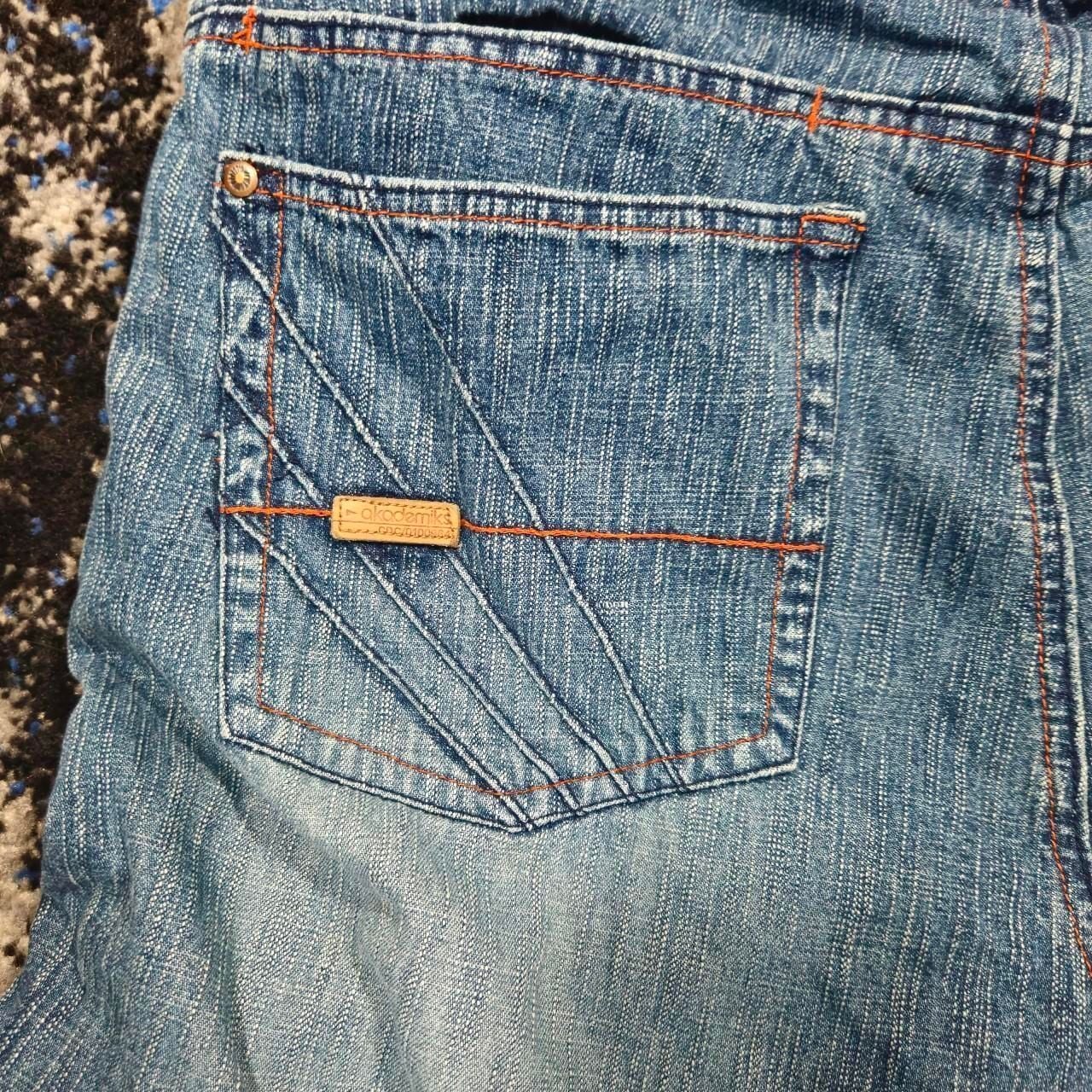 Akademiks Vintage Baggy Y2K Denim Jeans 8